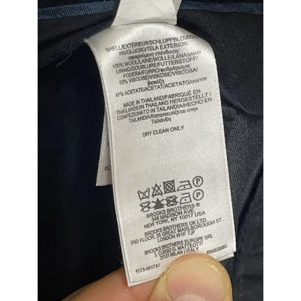 Brooks Brothers Pants Men 37x31 Gray Wool Madison Academia Cuffed Pleated Luxury
